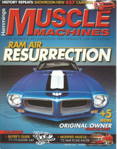 HEMMINGS MUSCLE MACHINES 2010 FEB - ASPEN R/T, REDLINE, BERGER, 340, L74, AMX